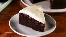 This Chocolate Guinness Cake Has The Dreamiest Cream Cheese Frosting