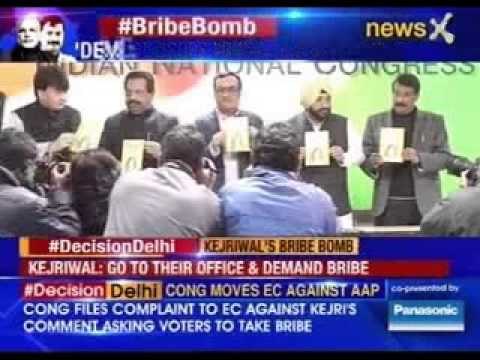 #BribeBomb: Take ‘bribes’ from Congress, BJP and vote for AAP, says Arvind Kejriwal