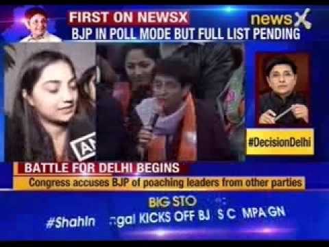 Kiran Bedi and Arvind Kejriwal to file nomination papers for polls today