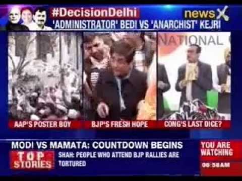 Kiran Bedi, Arvind Kejriwal, Ajay Maken to file their nomination today