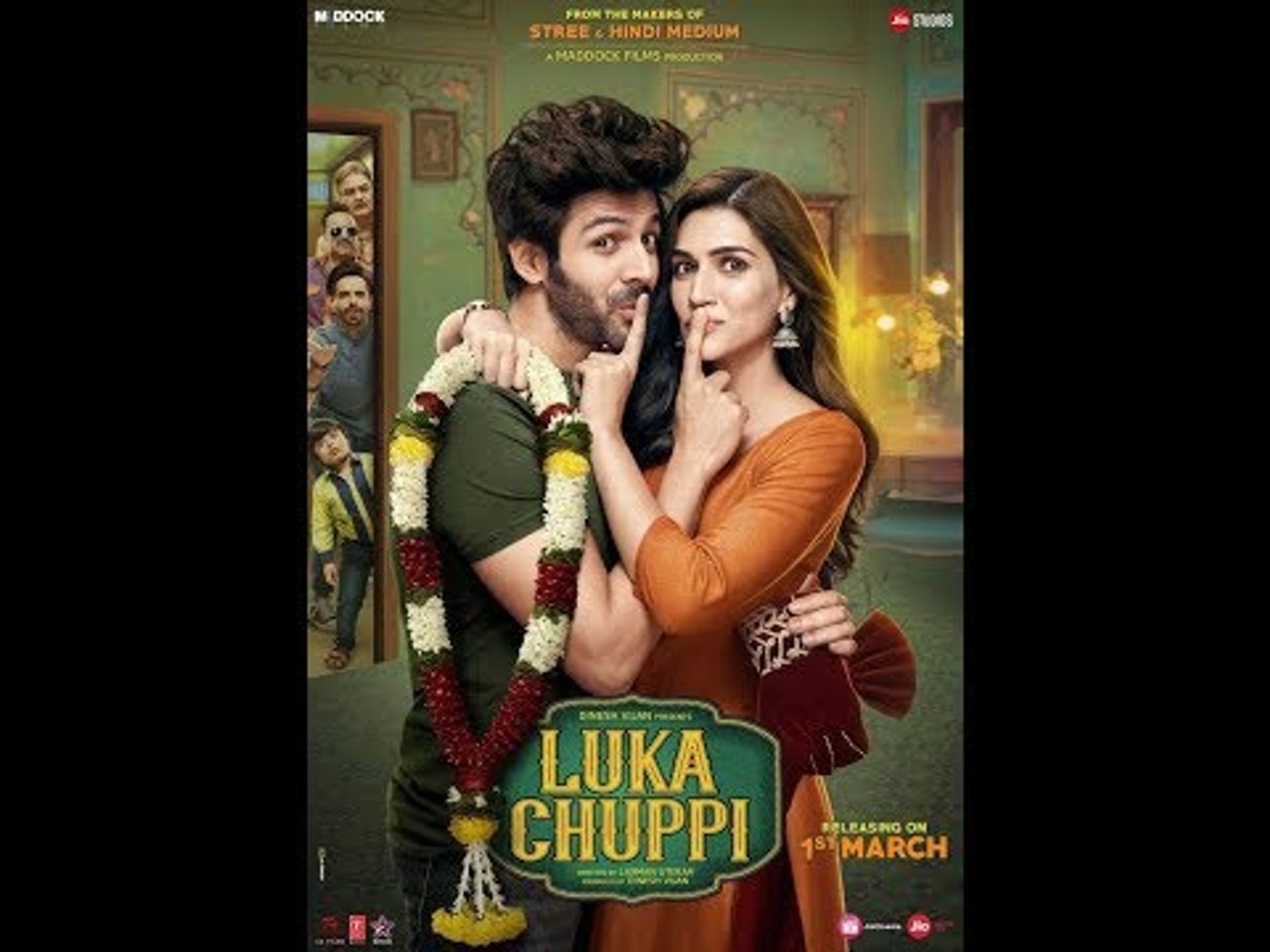 Luka Chuppi Movie Luka Chuppi First Look Kartik Aaryan Kriti Anon