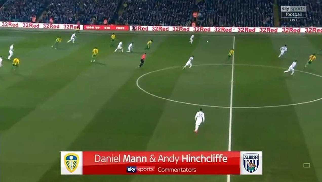 Pablo Hernandez Goal - Leeds United vs West Bromwich Albion 1-0 01/03/2019