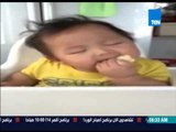 صباح الورد - فيديو رائع لطفل رضيع يمثل المعنى الحقيقى للمثل الجوع كافر والنوم سلطان