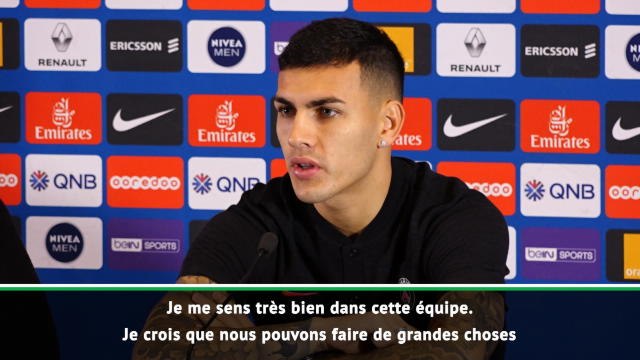 8es - Paredes : Le PSG peut faire de grandes choses en C1