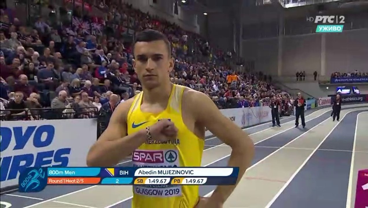 Abedin Mujezinovic - 3.mjesto - 1:49.26s PB - 800m Q (H2) - GL