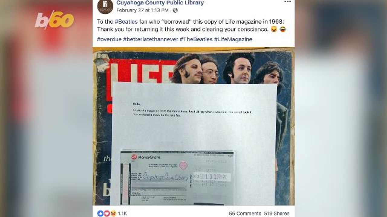 Magazine Returned To Library After Missing For Over a Half-Century