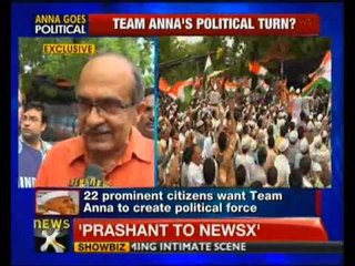 Never said politics is a bad thing: Prashant Bhushan - NewsX