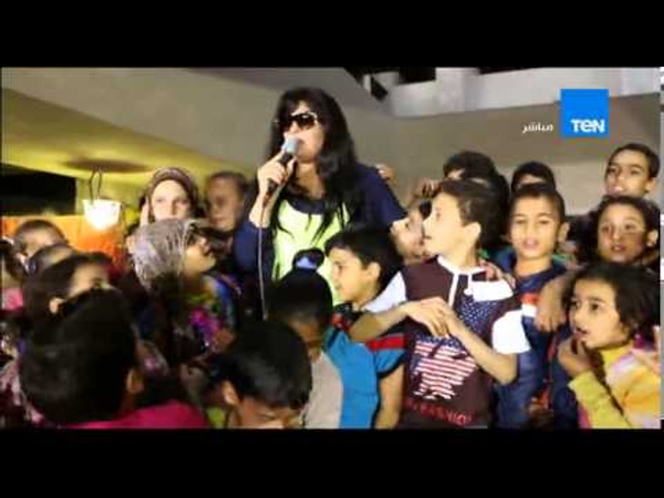 5 مووواه - النجمة فيفي عبده تحتفل بيوم اليتيم داخل جمعية اليوم السابع للاعمال الخيرية وتسعد 300 طفل