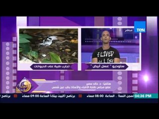 عسل أبيض - د/خالد سمير إستاذ طب عين شمس يرد على الإتهامات الموجه للجامعة لإجراء تجارب على الكلاب