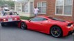 Une femme percute une Ferrari en reculant... Et ça va couter cher