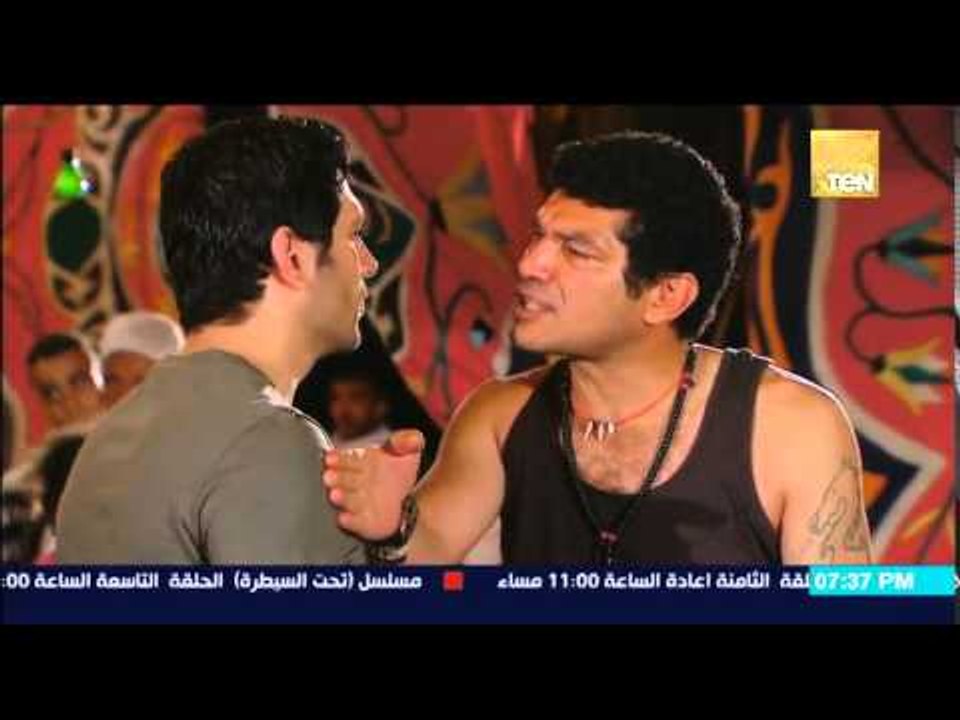 مواجهة ساخنة بين حسن الرداد وباسم سمرة بسبب " نوسة " هيفاء وهبي .. الحلقة الـ 8 من مولد وصاحبه غايب