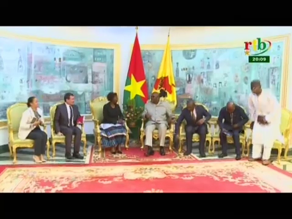 RTB/Audience du Président de la république avec la secrétaire générale de l’OIF