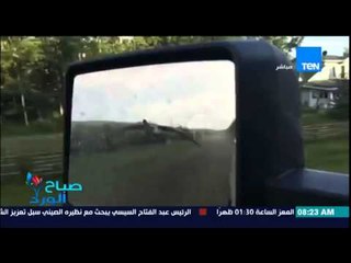 صباح الورد - فيديو يجسد معنى الإنسانية ... لـرجل يدل "وزة " تائهة إلى بحيرة فى كندا