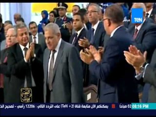 البيت بيتك - الرئيس عبدالفتاح السيسي يوجه التحيه والشكر للمهندس ابراهيم محلب ... لقطة محترمة للرئيس