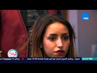 قمر 14 - جلسة تعديل شعر بطلة الـ Make over إسراء شاهين مع الكوافير أحمد الصغير