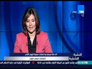 النشرة الإخبارية - وزارة الصحة : 69حالة مرضية و6إصابات حصيلة اليوم الثاني لانتخابات مجلس النواب