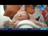 صباح الورد - فيديو طريف ... لرد فعل طفل نائم أزعجته والدته