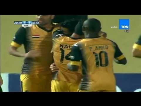 صلاح امين يحرز الهدف الاول للانتاج الحربى بعد هدف فاضح لحارس المرمي ... الانتاج VS طلائع الجيش