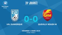 J24 : USL Dunkerque- QRM (0-0), le résumé