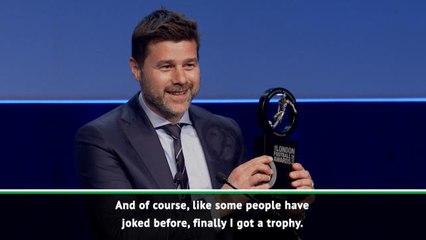 'Finally I got a trophy!' - Pochettino