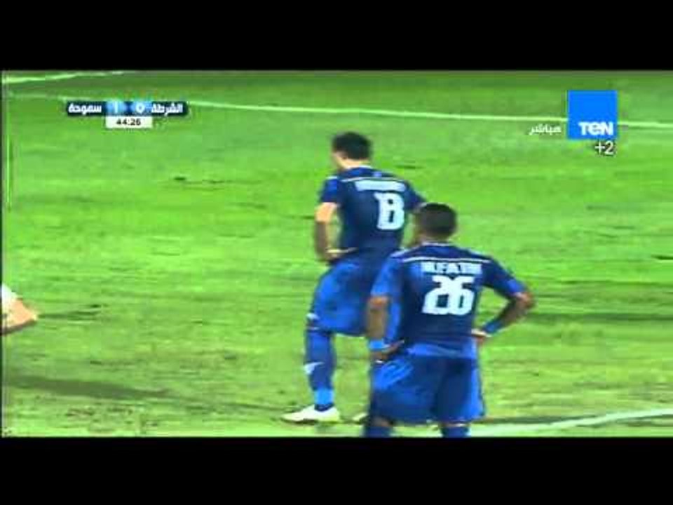 الهدف الاول لفريق سموحة من ضربة جزاء بقدم اللاع...