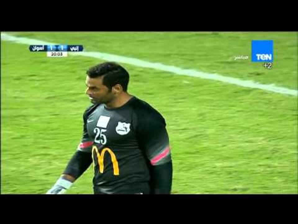 ستاد TEN - محمد رزق بحرز هدف التعادل لنادى اسوان 1/1 ... إنبى VS اسوان 1 / 1