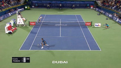 Dubaï - Federer surclasse Coric et file en finale