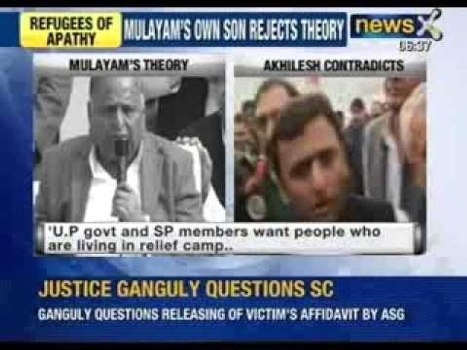 Muzaffarnagar riot: People living in relief camps not riot victim, says Mulayam - NewsX