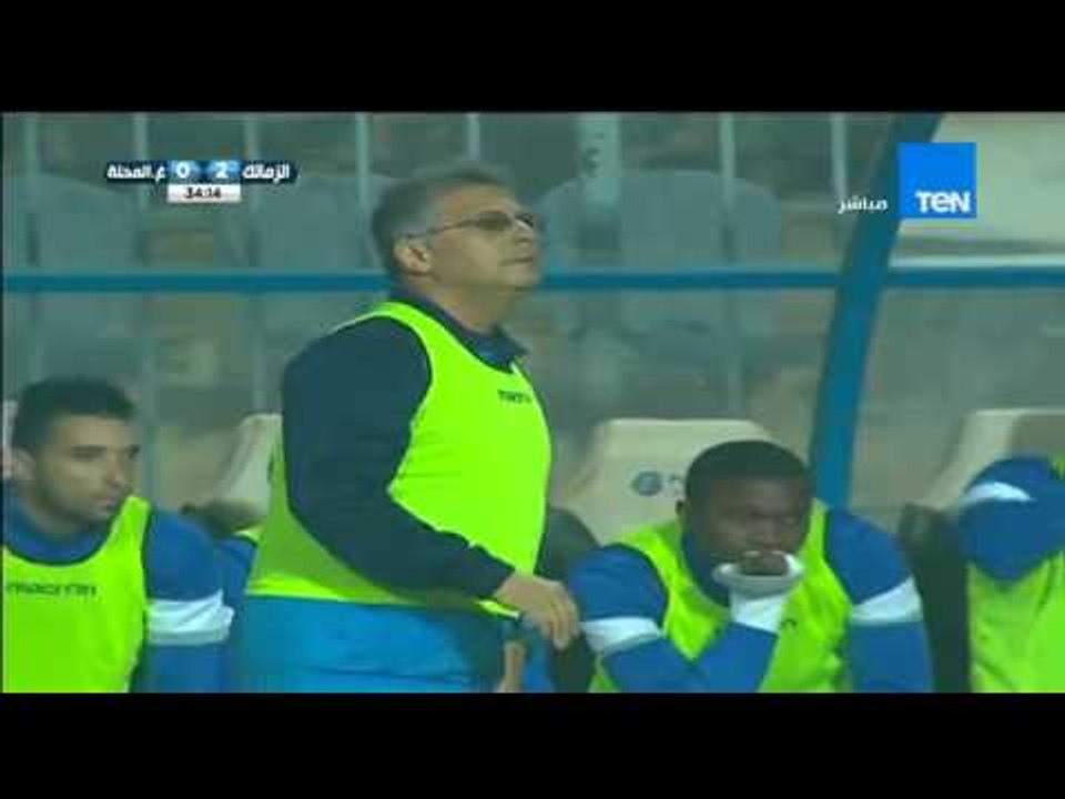 احمد مكي يحرز الهدف الثاني للزمالك فى مرمي المح...