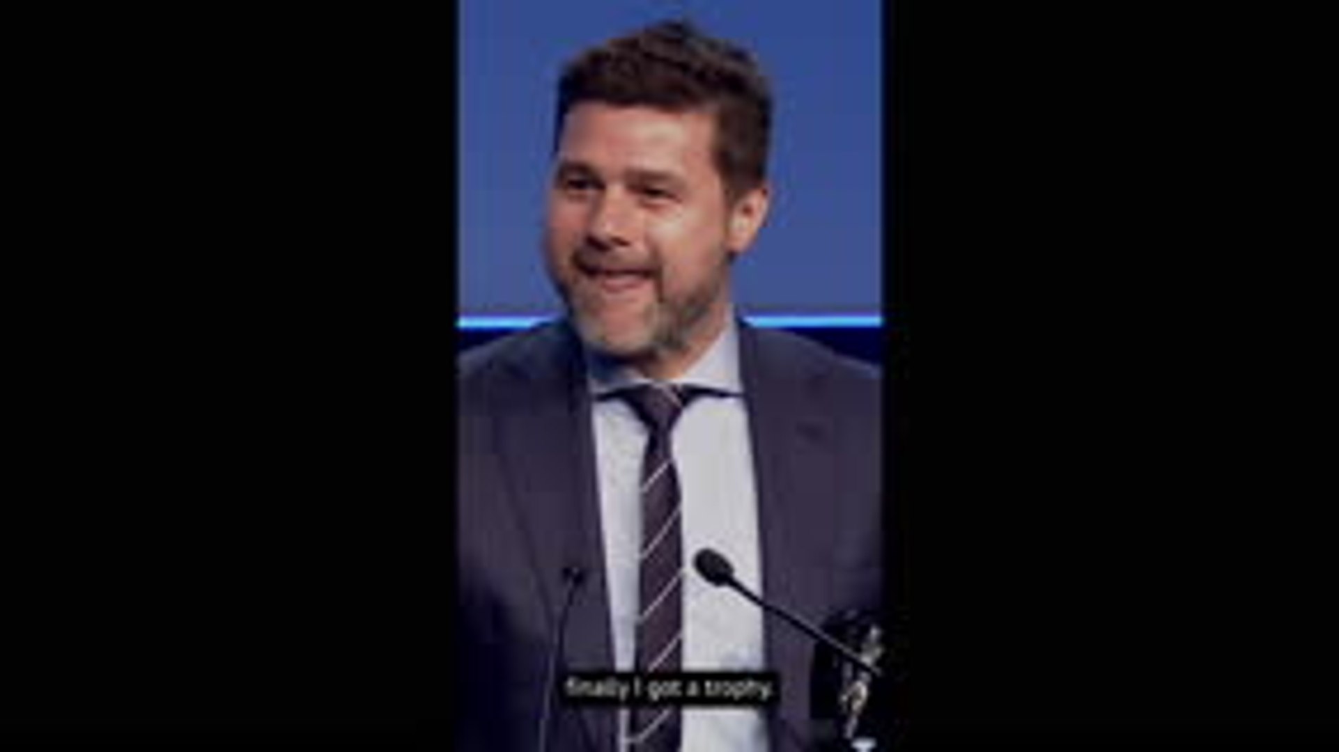 ⁣'Finally I got a trophy!' - Pochettino