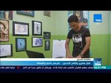 أخبار TeN - فنان مصري يكافح التدخين.. بالرسم بالتبغ وإشعالة