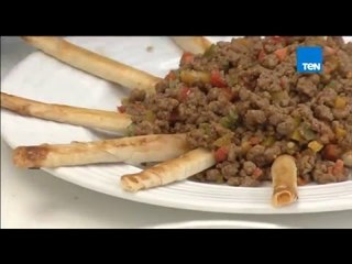 مطبخ 10/10 - Matbakh 10/10 - الشيف أيمن عفيفي مع الشيف نور محمد -طريقة عمل أصابع الجلاش بالزبادي