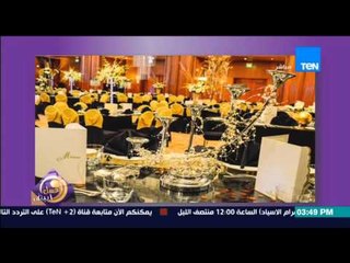 عسل أبيض - ألوان "الأسود فى ذهبي" أحدث ألوان الديكورات لأفراح 2016 من شاهيستا قاسم