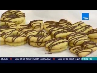 برنامج مطبخ 10/10 - الشيف أيمن عفيفي - الشيف مروة جمال - طريقة عمل بسكويت الكاسترد