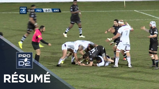 PRO D2 - Résumé Provence Rugby-Angoulême: 20-21 - J23 - Saison 2018/2019
