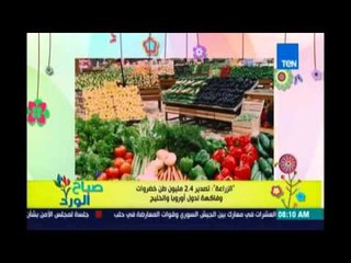 صباح الورد | Sabah El Ward - الزراعة: تصدير2.4 مليون طن خضروات وفاكهة لدول أوروبا والخليج