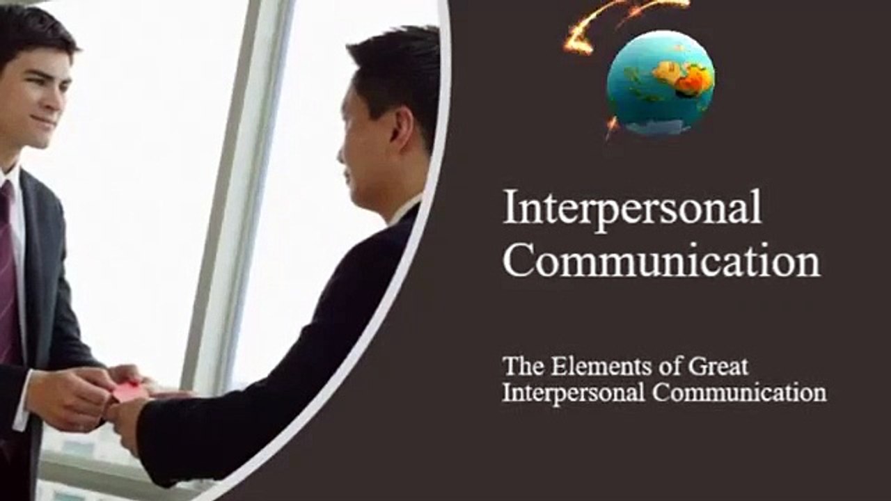 Interpersonal Communication #ImprovingCommunication (1)