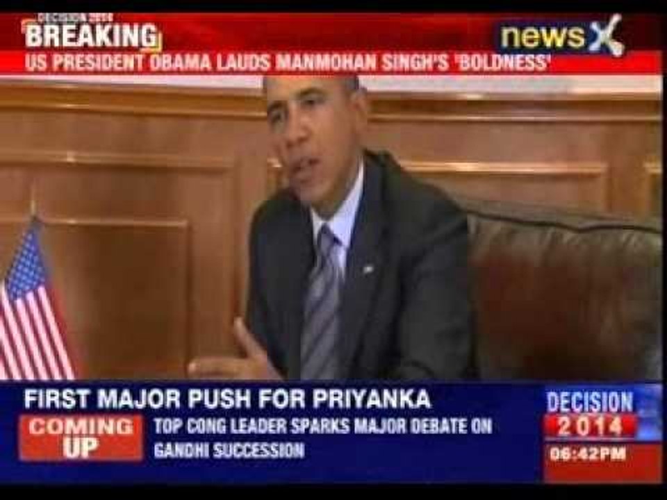 US President Barack Obama lauds Manmohan Singh's 'boldness'