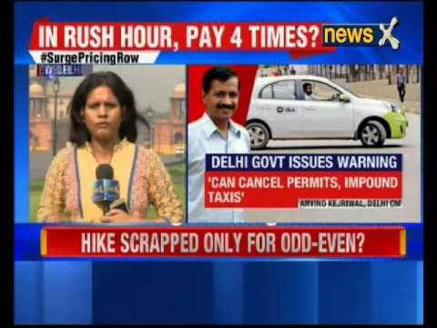 Odd-Even Plan: OLA, Uber drops surge pricing after firm warning issued by Delhi CM Arvind Kejriwal