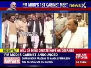 Officially Arun Jaitley taking charge