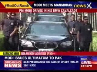 Narendra Modi meets Manmohan Singh