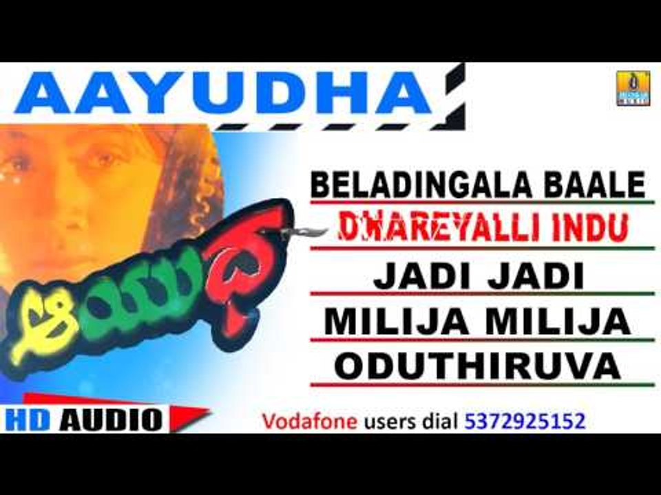 Aayudha - Dhareyalli Indu | Audio Song | Sai Kumar, Sithara, Vijayashanti