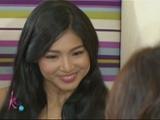 Nadine gets teary-eyed at her parents' message