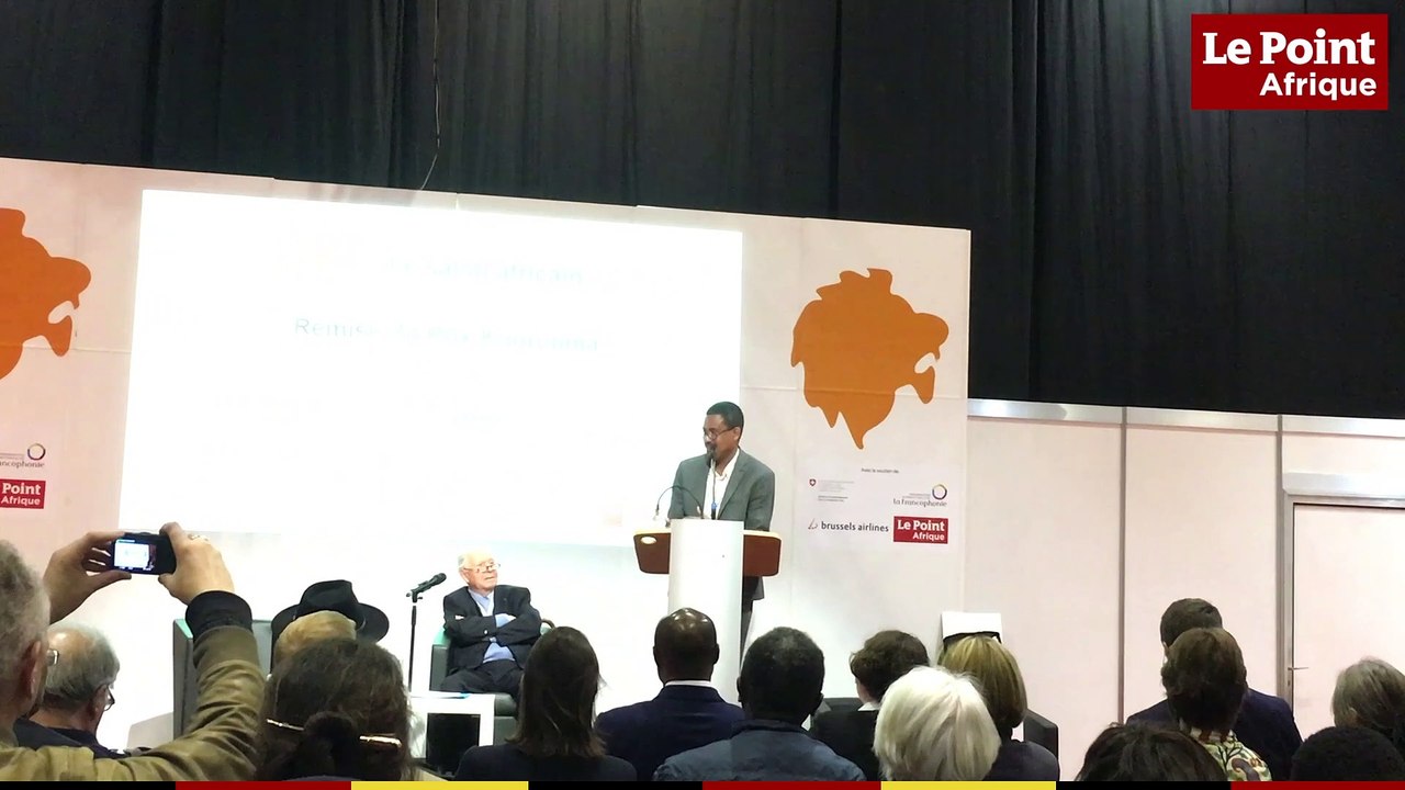 David Diop reçoit le prix Kourouma au Salon du livre de Genève