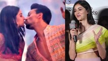 Ananya Panday REACTS on her kissing scene with Tiger Shroff in SOTY 2; Check Out | FilmiBeat