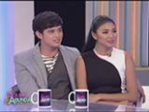 James and Nadine answer Boy Abunda's questions about wings, flying and love