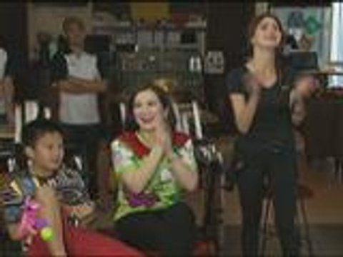 Darla, sinubukan ang galing sa archery