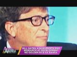 Bill Gates nandito sa Pilipinas upang bisitahin ang IRRI