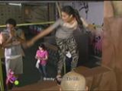 Gerald, Belle and Bimby do the flip