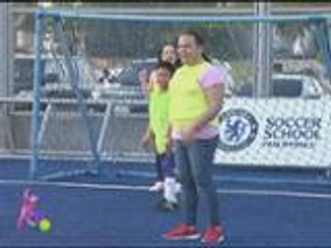 A fun football match with Kris and the gang